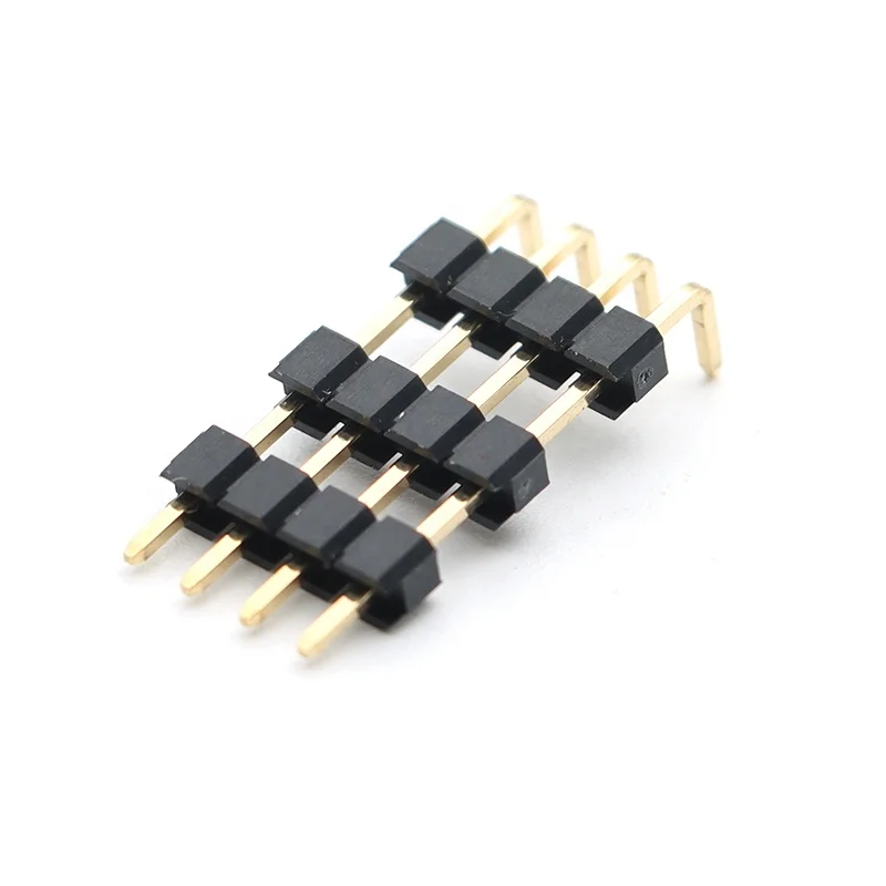2.54mm pitch dual rows female pin header 2*10pins vertical 2.54 female header connector