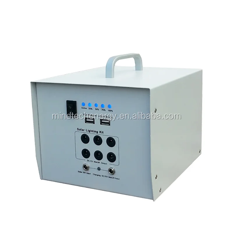 HAYOEN 2022 new Off-Grid solar energy system 40W home mini solar lighting system kit