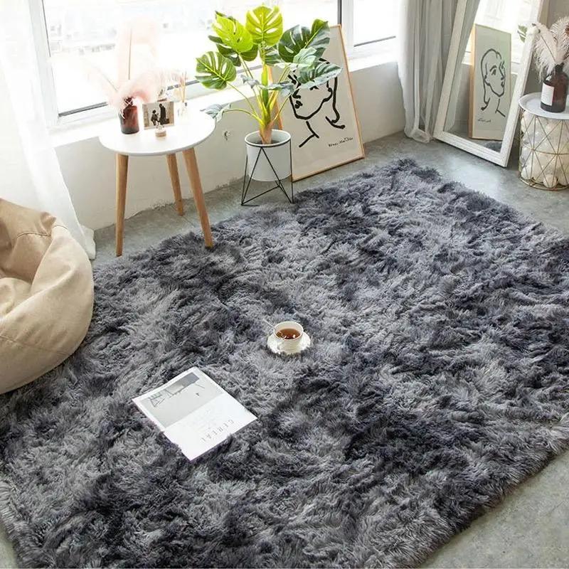 2023 Hot selling Living room Bedsied fluffy shaggy carpet and rugs floor mat fluffy carpets for bedrooms shaggy rug