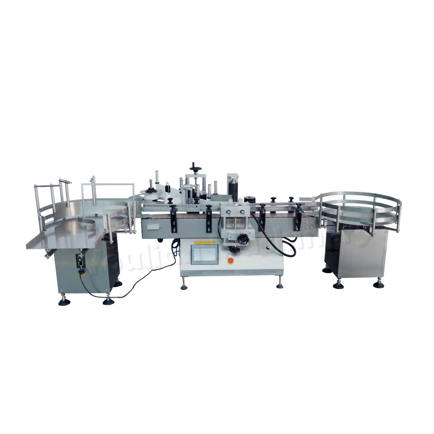 MT-180 Home Use Automatic Rotary Labeling Machine Food Apparel New Improved PLC Engine Pump Beverage Metal Bottles Glass/Paper