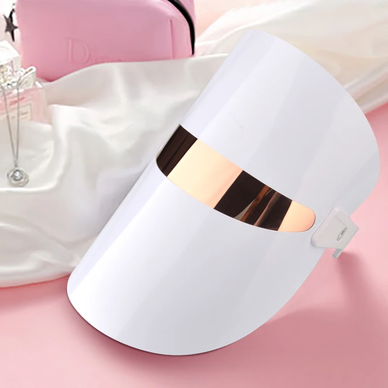 2021 New 64 Lamp Beads Skin Care Electric Wireless 3 Color Beauty Photon Mascara Led Facial Light Face Therapy Led Mask