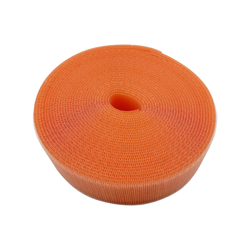 SEE 001Customizable Nylon Hook and Loop Tape Sheet Roll with Metal Hoop Velcroes, Strap PP Webbing Tape for Bags and Clothing
