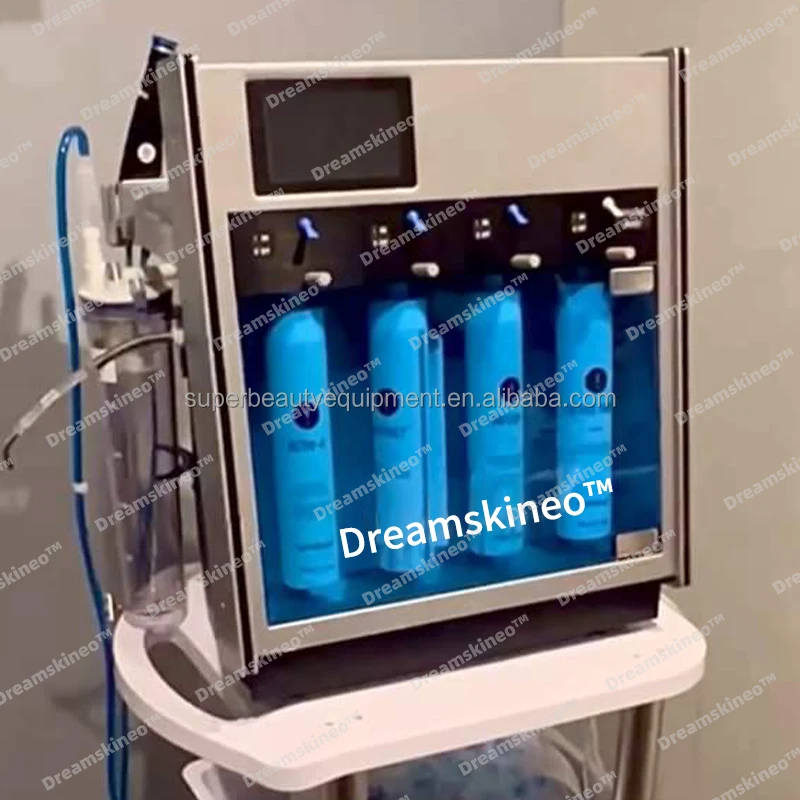 Led Light Therapy Oxygen Salon Hydro Diamond Skin Care hydra Lifting Facial Aqua Jet Peel Machine booster serum