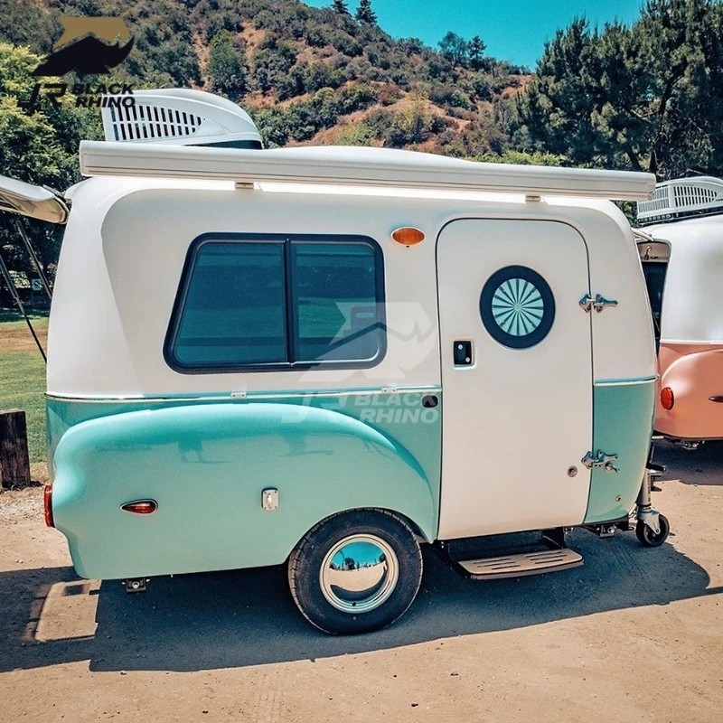 Легкий оцинкованный лист RV-Туристический трейлер CommaMini camer and Caravan для приключений на открытом воздухе