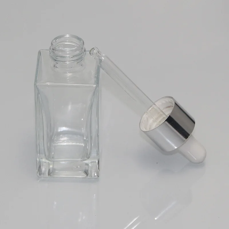 Empty Cosmetic Glass Bottle 30ml Glass Dropper Essential Oil Bottle