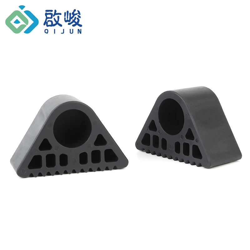 
durable non slip rubber foot pad PVC triangle soft rubber crutch tip foot cover round anti slip TPR material foot cover 