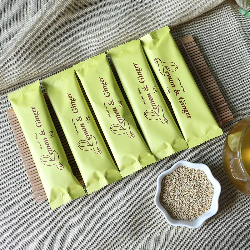 Best selling high quality  honey-flavored herbal instant flavoring powder stomach warming Lemon Ginger Tea