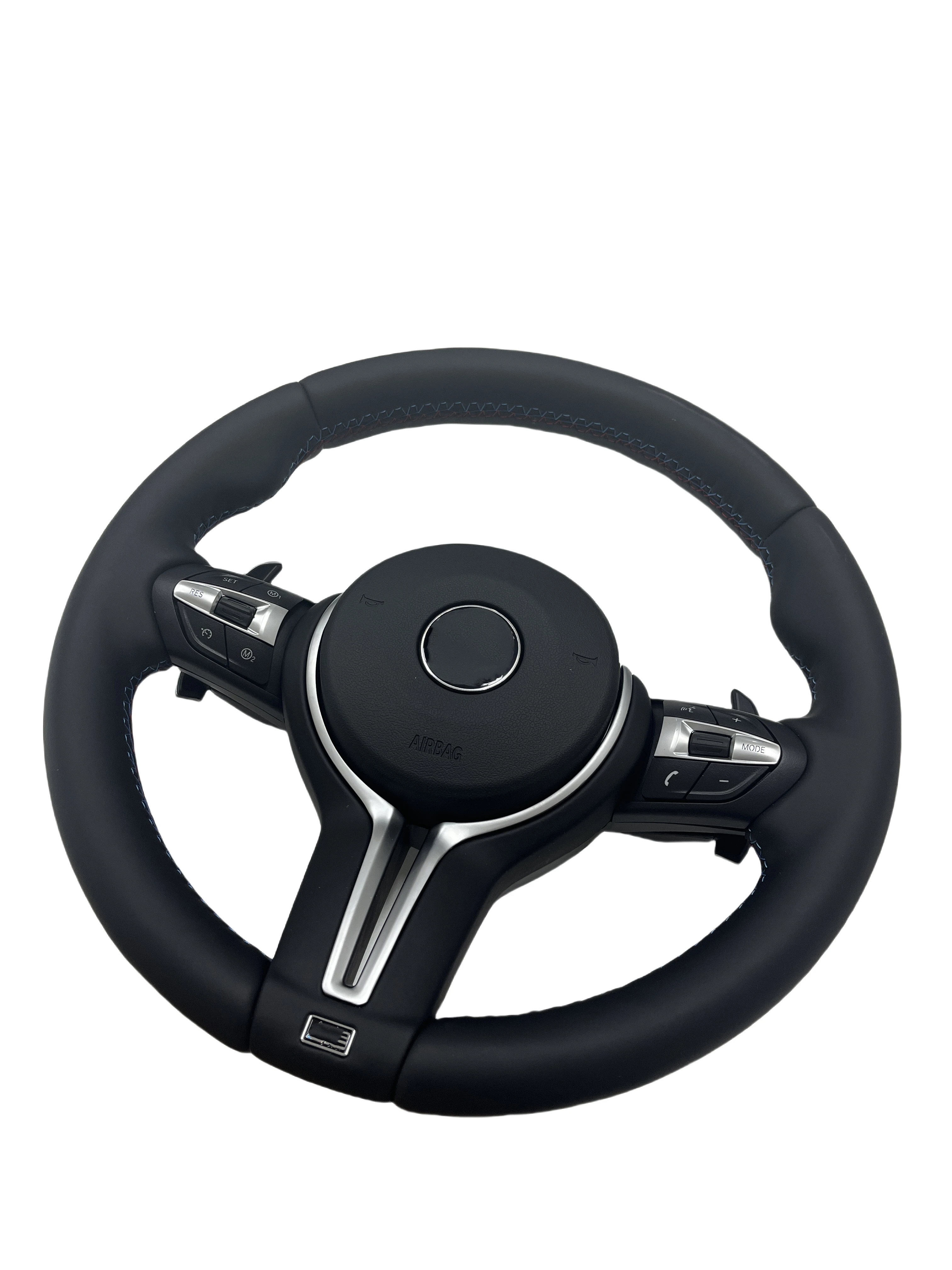 Кожаное Рулевое колесо для BMW F10 F30 F31 F32 F33 F34 F83 F85 X3 X4 X5 X6 3 серии светодиодное рулевое