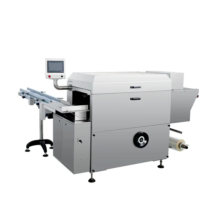 Transparent film packaging machine can be apllied for different kinds of box packaging