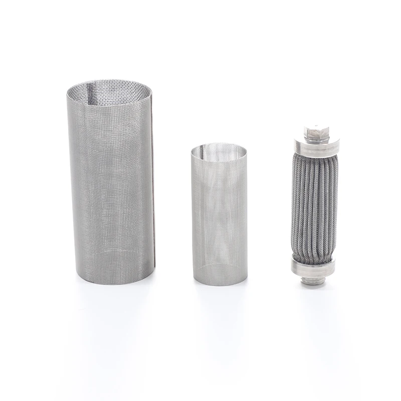 Factory Wholesale Stainless Steel Woven Filter Cartridge Mesh Filter Tube