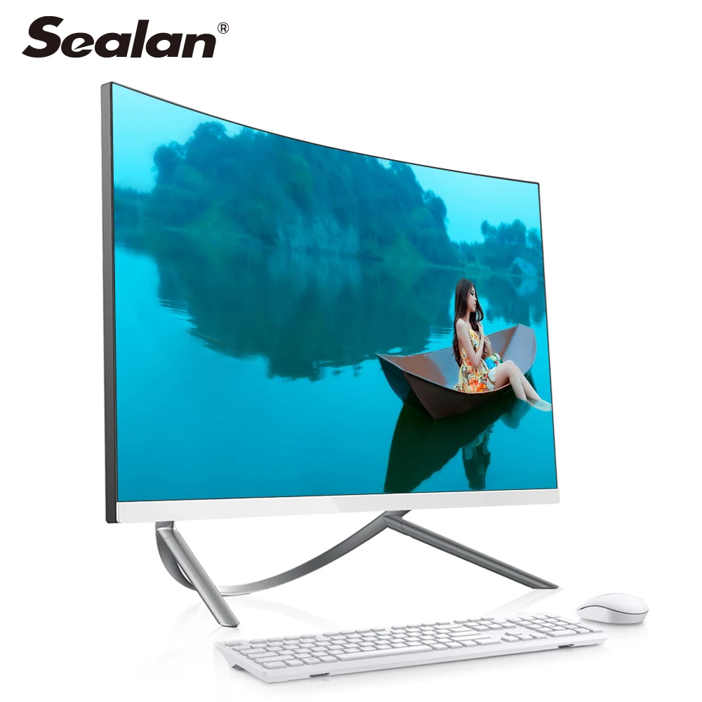 
SEALAN 27 inch all in one pc i5-4300M desktop/aio RAM 8GB SSD 480GB HDD 1TB barebone for gaming computer hardware monoblock pc 