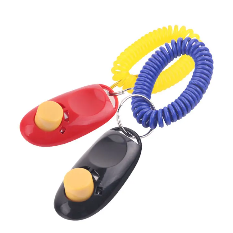 Pet Dog Training Supplies Trainer Cat Dog Toys Click Button Clicker Training Whistle Equipment Accessories