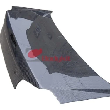 CF OEM Style Rear Trunk Bootlid Tailgate with Break Light Lamp Cutout For Carbon Fiber 1999-2002 Skyline R34 GTT GTR