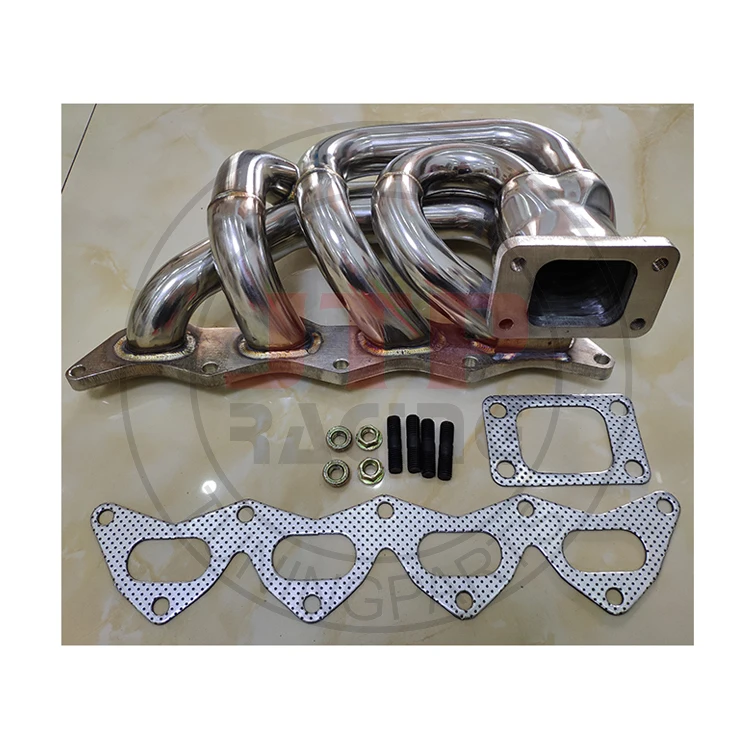 
Turbo manifold header for Fiat Coupe FA 16v turbo MANIFOLD FOR lancia delta integrale 2.0 16V manifold T3 38MM OD 
