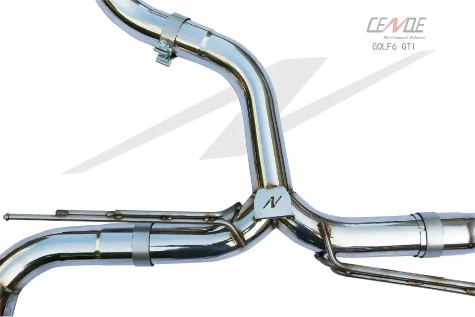 supply customized  Carbon fiber exhaust tuning  for golf MK7 MK6