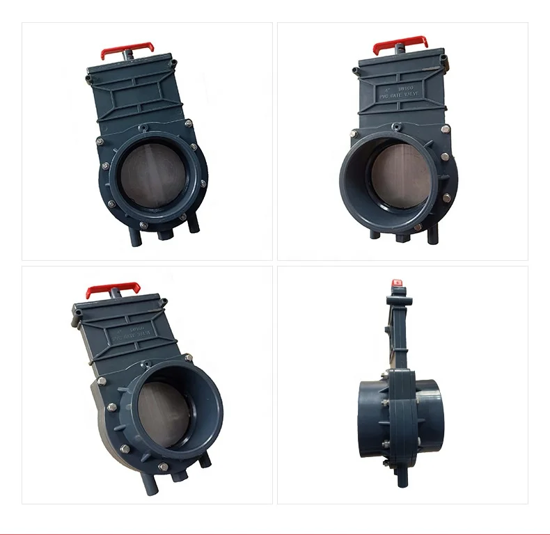 UPVC Backwash anti blocking gate valve Knife gate valve for farm breeding ~Pig Farm~Cattle Farm
