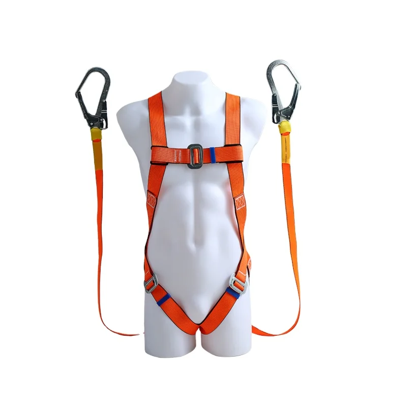 CE En358 En361 Full Body 100% Polyester Webbing Fall Arrest Safety Harness