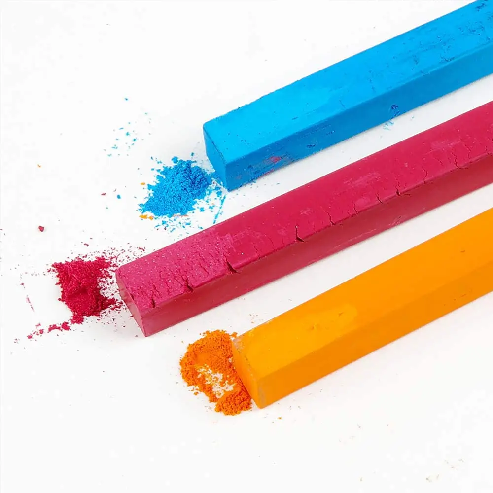 
24 Colors Non Toxic Square Chalk Pastels 