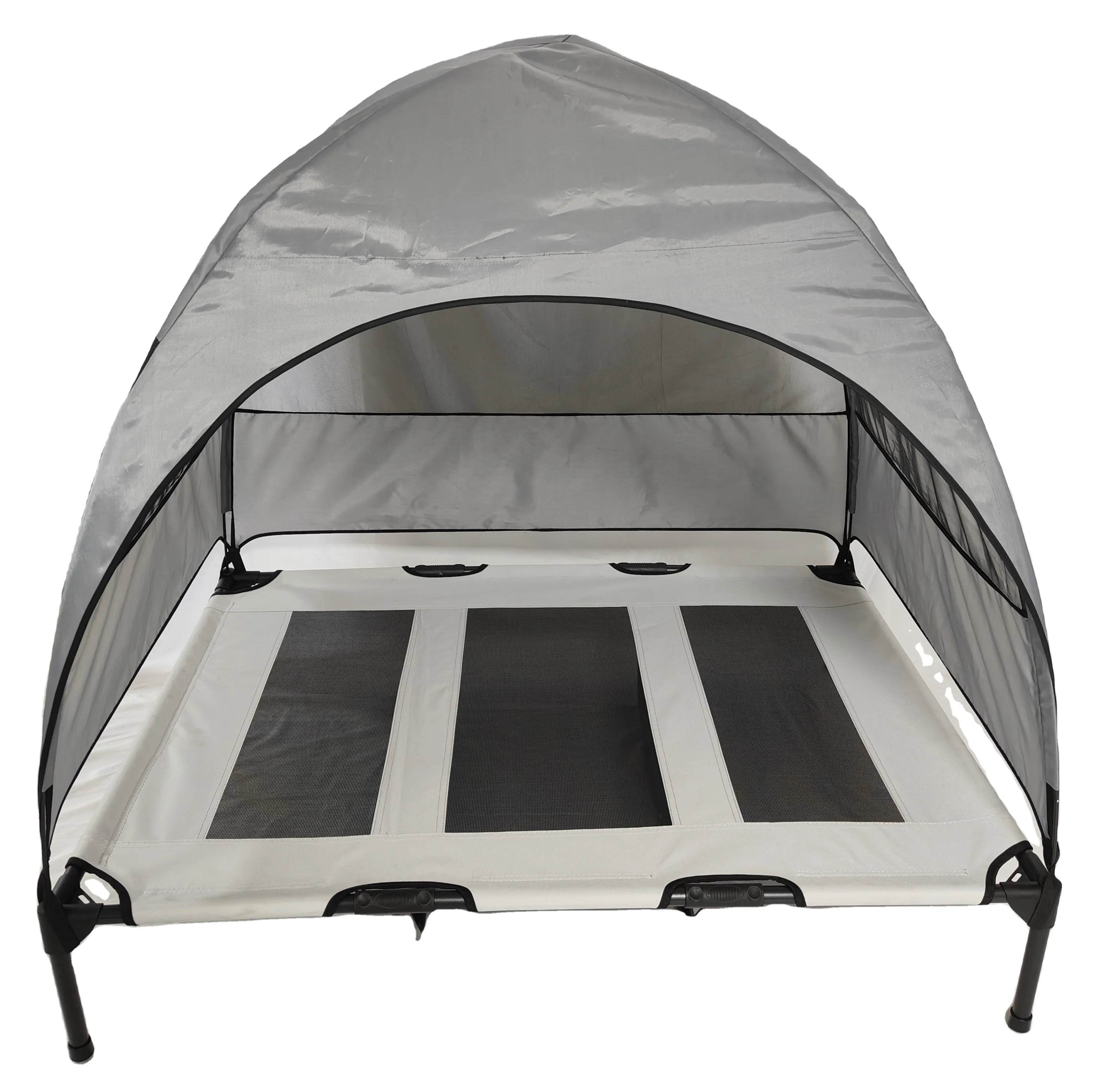 Custom Factory High Quality Manufacture Elevated Dog Bed Indoor Outdoor Nest Pet Canopy Cot for Block Sunlight Breathable
