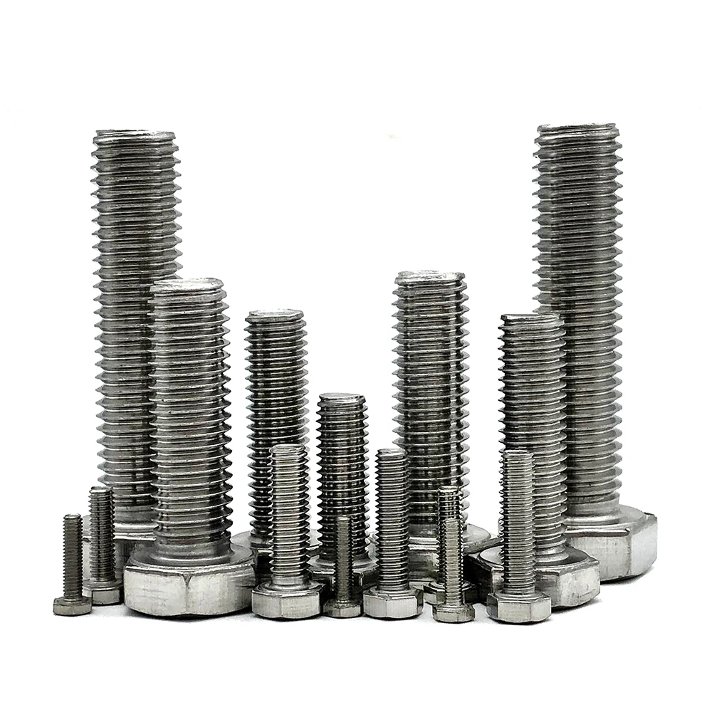 Manufacturing Wholesale Price Grade 8.8 Stainless Steel Hex Bolt and Nut Din931 Din933 Metric m9 m12 Hex Bolt