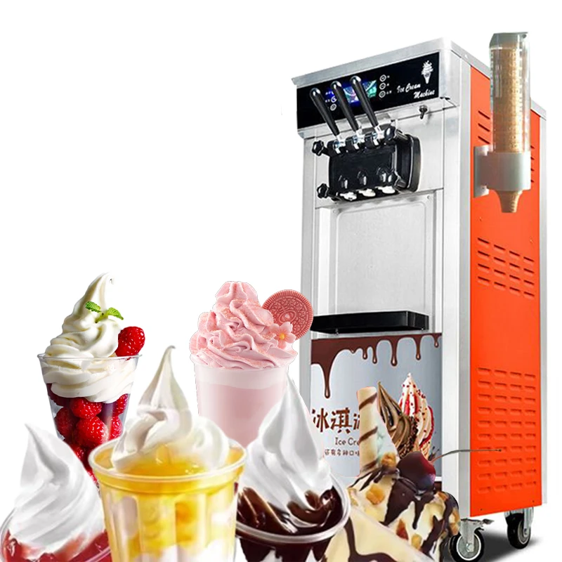 Most popular ice cream mixing commercial soft 4 flavor soft serve ice creams home icing maker acai machine ice cream machine