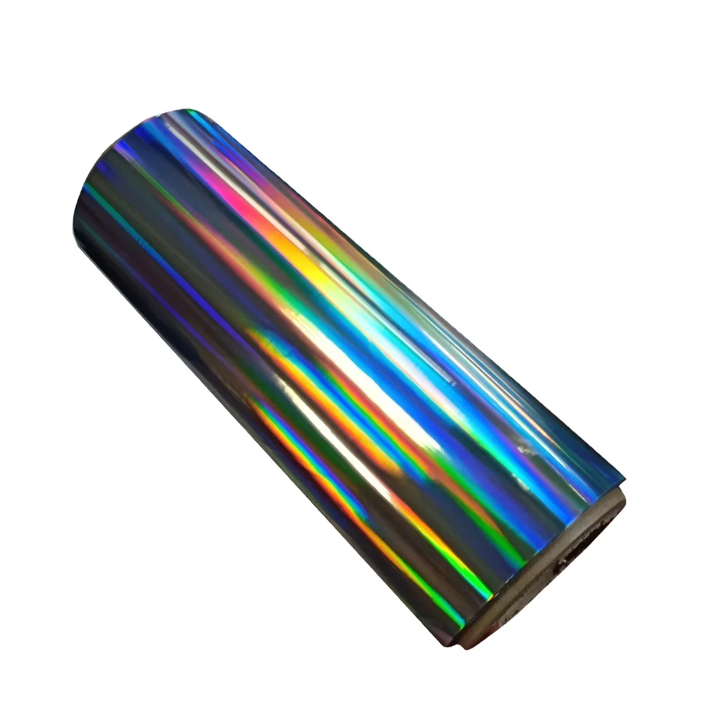 holographic laser printable color metalized aluminum PET BOPP lamination film rolls with primer for printing