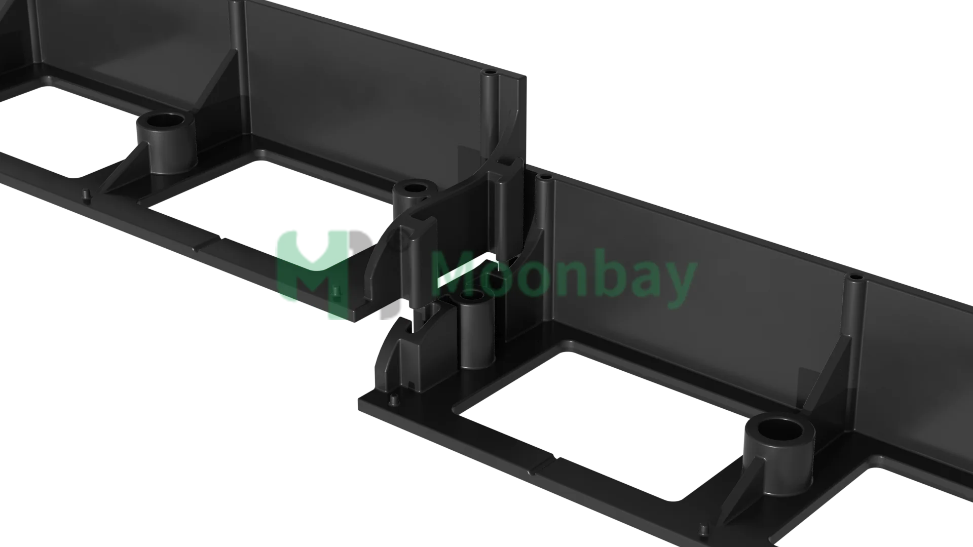 Heavy duty Easy Flex plastic DIY  no dig lawn edging for outdoor landscape