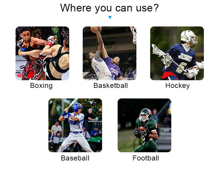 Free Sample Wholesale Custom Logo Sports Gum Shield Mouth Guards Mouth Piece for American Football Rugby