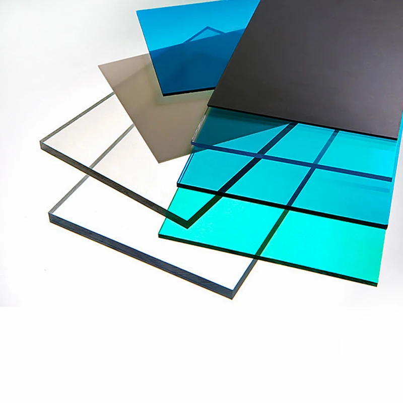 Solid Clear Polycarbonate Roofing Sheets PC Plastic Sheet For Carport Greenhouse Building