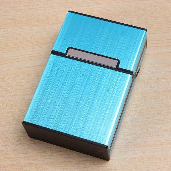 20 Capacity Cigarette Case with Aluminum Automatic Slider