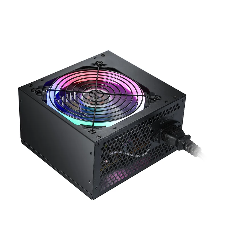 Сюрприз! Удивительный блок питания ATX 500 Вт с крутыми радужными