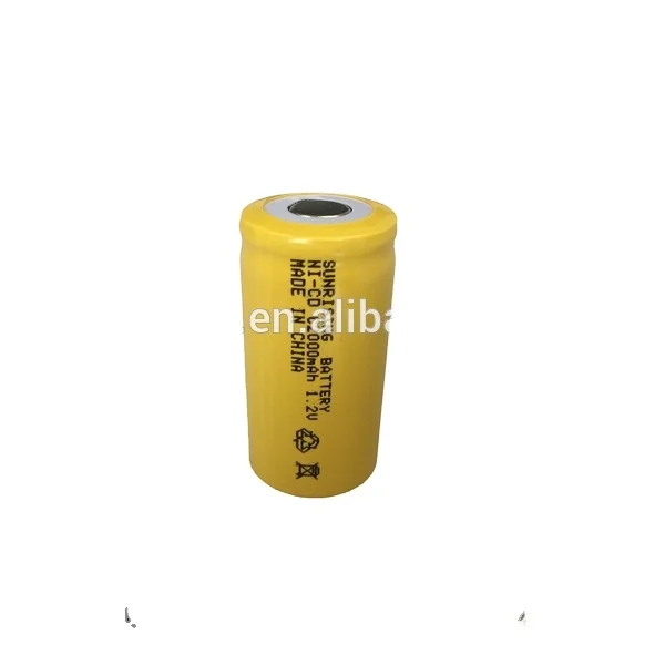 sc 1.2v 1200mah nicd rechargeable batteries