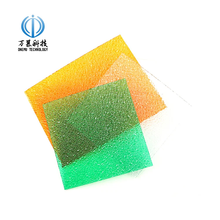 Transparent thermal insulation polycarbonate sheet  plastic sun sheets pc embossed sheets