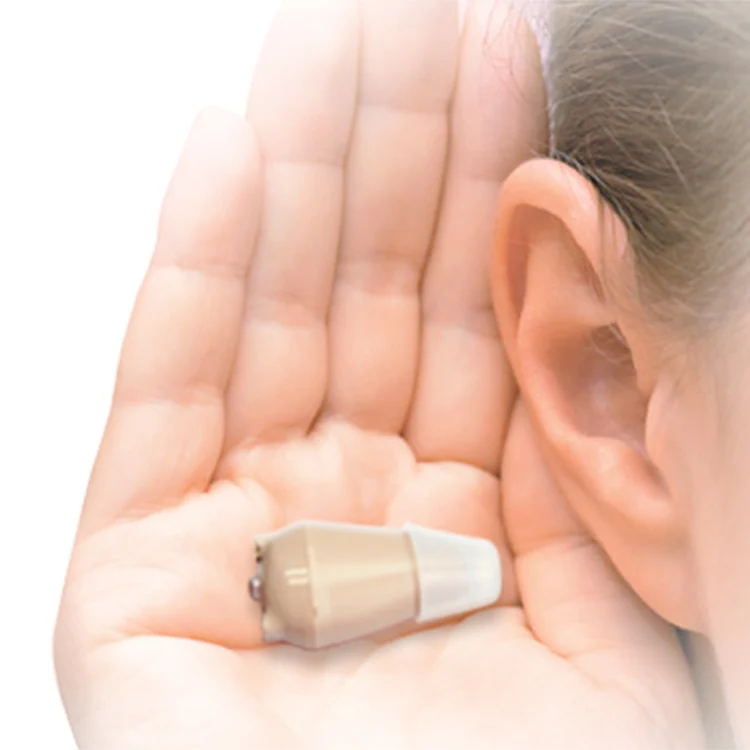 
Factory Wholesale Fit Skin Tone Design Durable Intelligent ITE Hearing Aid 
