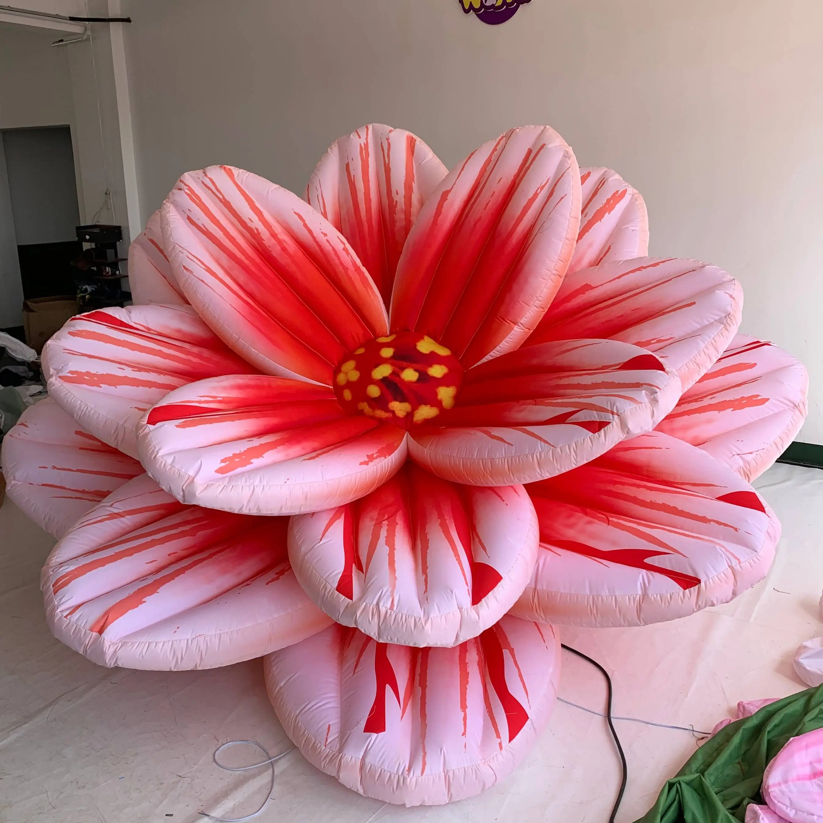 giant party inflatable led light flower decoration  LD-48