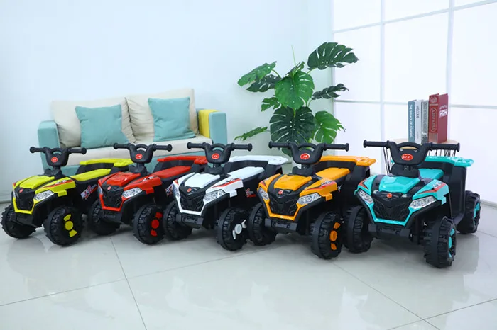 Newest Factory Electric Car Cool Sports Kids Ride-on ATV Battery Beach Car High Quality Plastic Remote Control for Wholesale