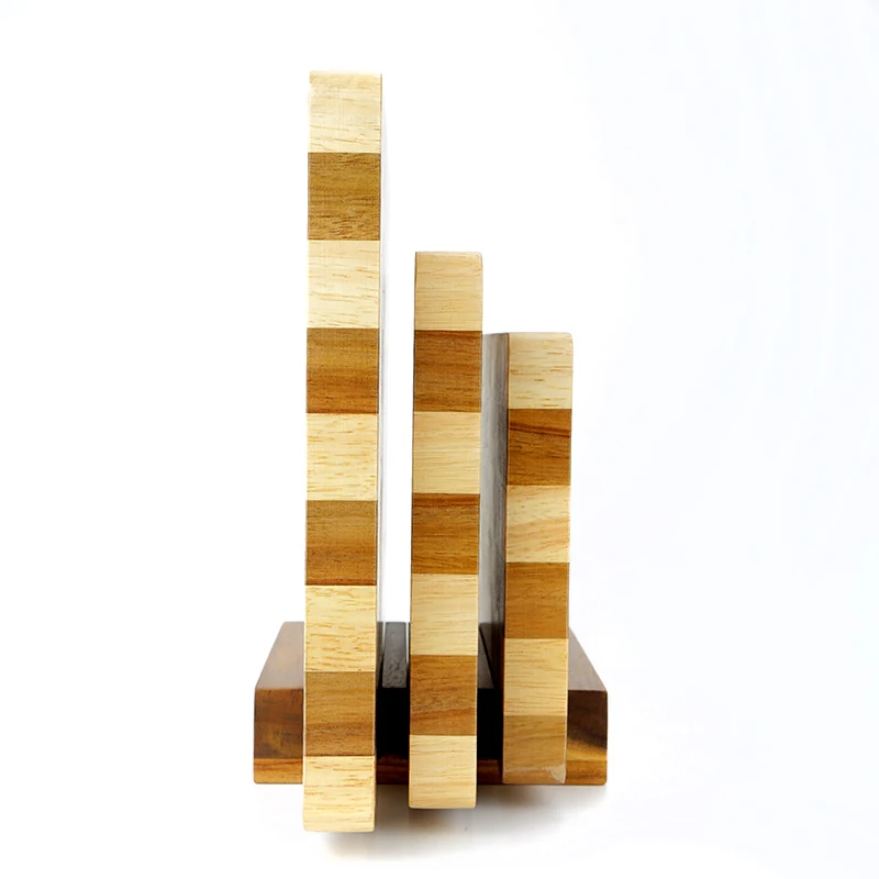 Wooden  checkerboard Cutting Boards For Kitchen  with Holder Cutting Board Wood Wooden Chopping Board