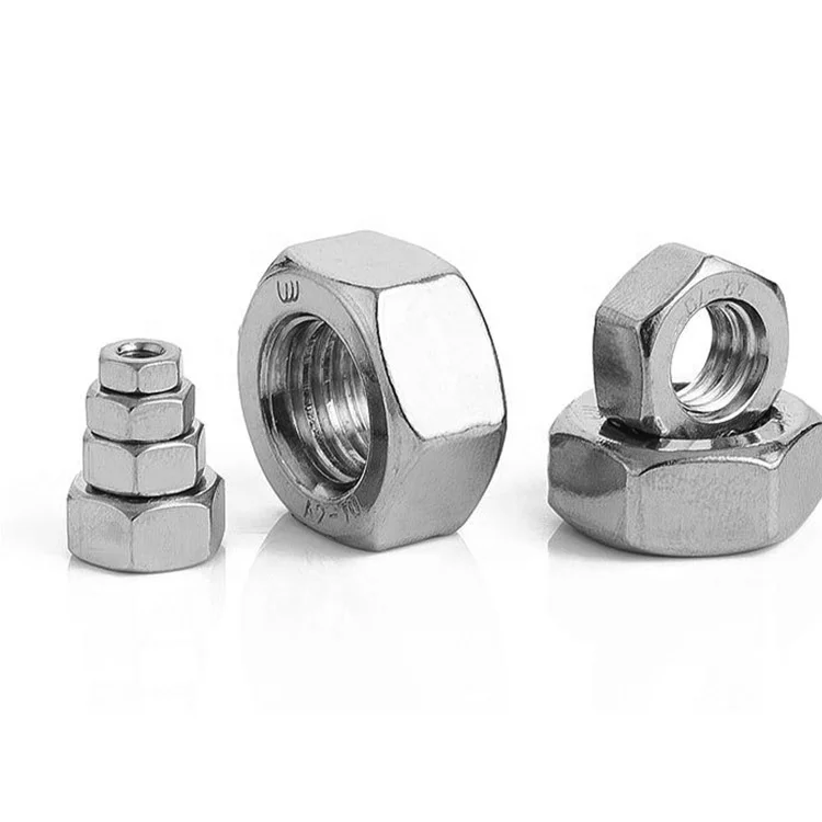 
DIN 934 GB 6170 Stainless Steel 304 316 A2 A4 Hexagon Nut 