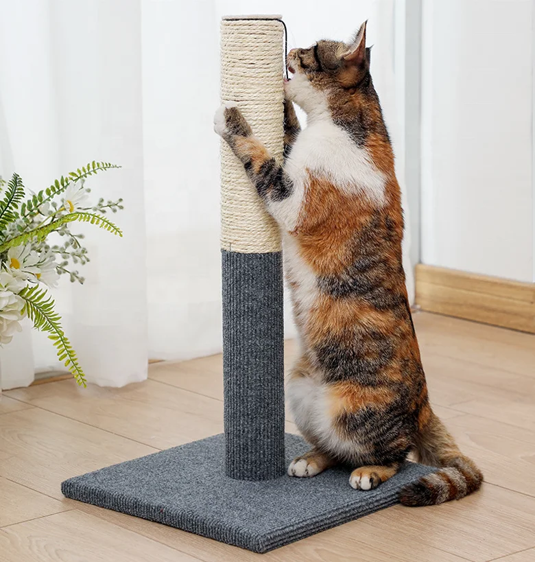 Sohpety Custom Solid Wood Cat Activity Scratching Scratchers Scratch Tree Condo Post Tower