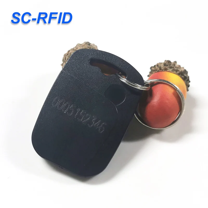 13.56MHZ Programmable ABS RFID keyfob/Keychain For Access Control