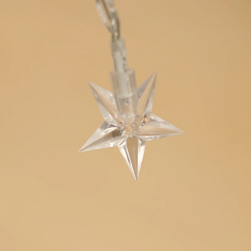 Battery Operated 10 20 30 40 50 LED Flashing Star Fairy Garland Christmas Decorations String Lights