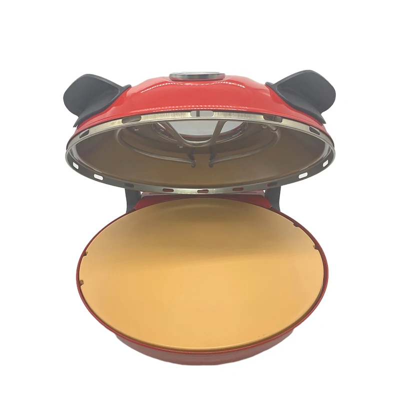 High Heat Stone Pan 12 Inch Round Pizza Oven Electric Portable Pizza Maker