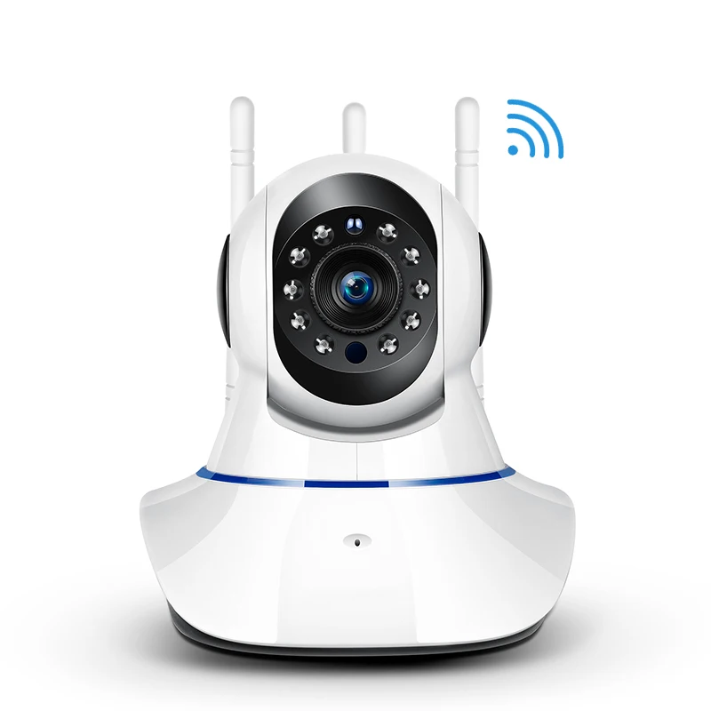 China CCTV Camera Wholesalers WiFi Smart Home Security Net IP Camera 3 Antennas Video Surveillance IP Cameras