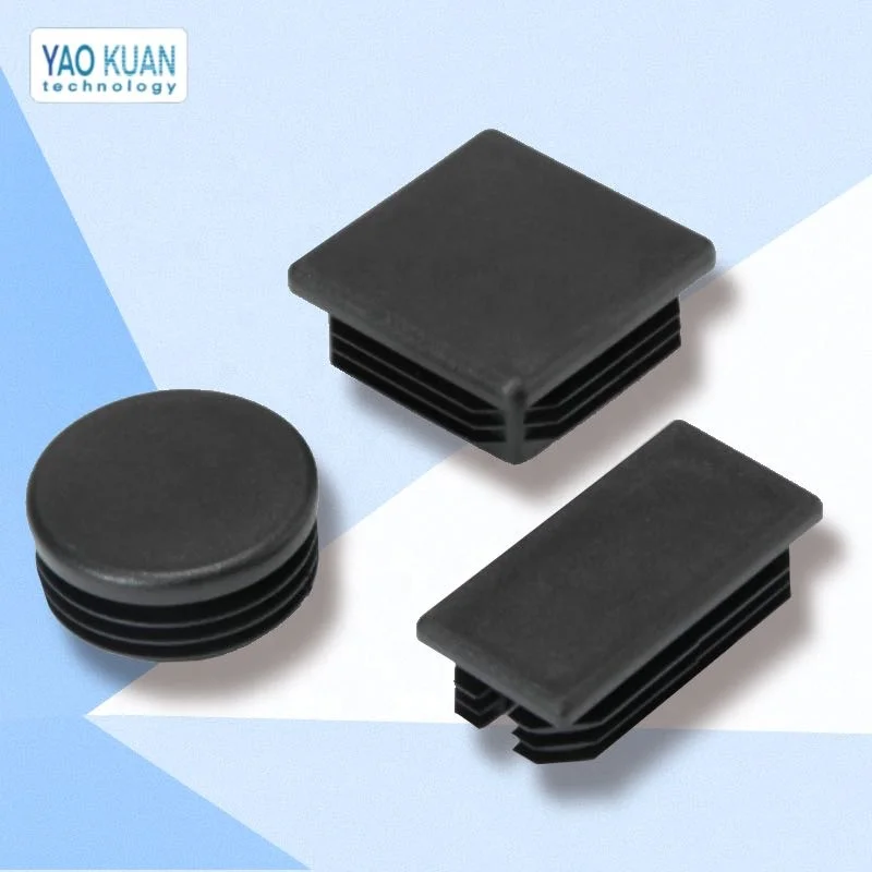 The circular / oval plastic pipe plugs produced by Yaokuan factory are not easy to deform and scratch plastic chrome pipe plugs