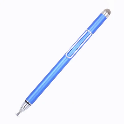 Newest Design Capacitive Rubber Tips Stylus Silicone Fiber Tip Styli Universal Disc Touch Pen for All Touch Screen Tablets