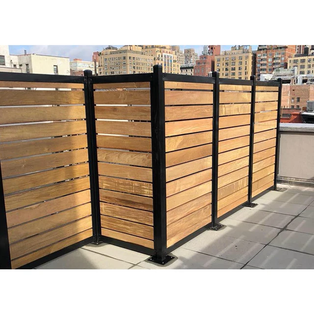 Wood Plastic Composite Wpc Outdoor Private Fence Garden Wpc Fence