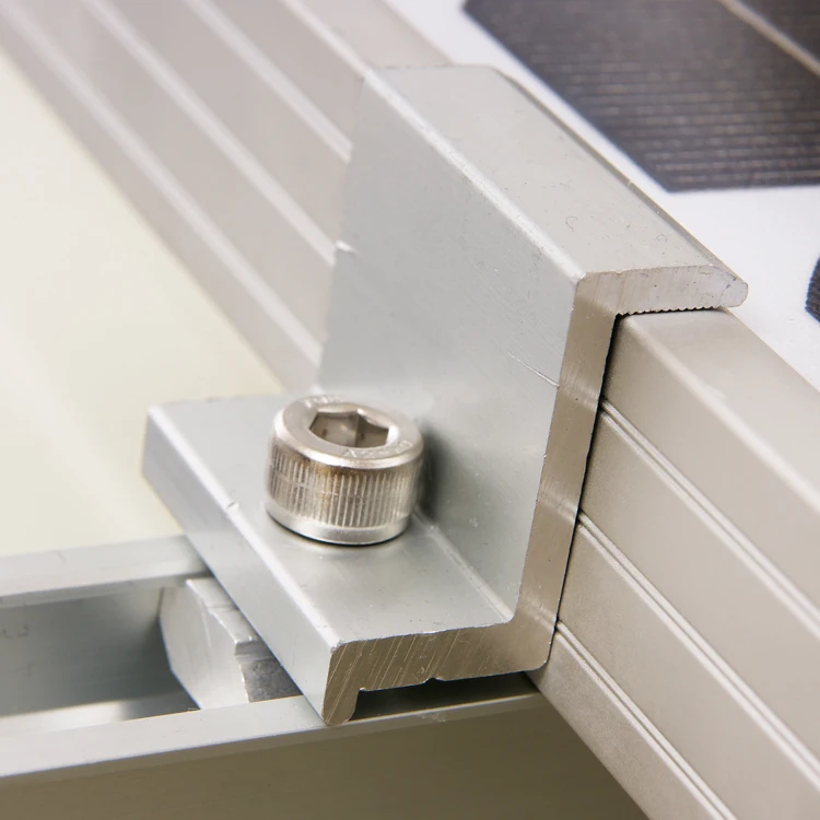 CORIGY High Quality Aluminum Solar Panel Roof Mounts End Clamp Solar Mid Clamp