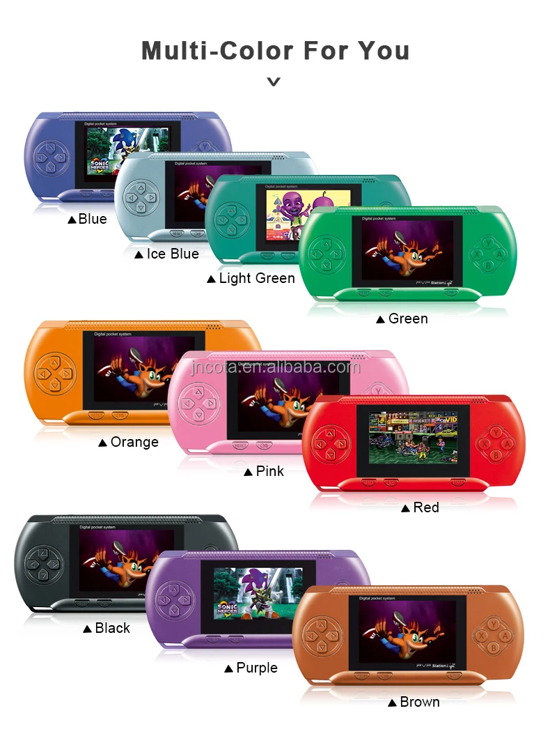 Retro Classic Game Console 2.4 Inch Portable Handheld Game Players 8 Bit Games Console PVP Station Light