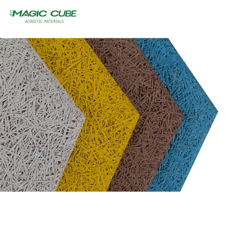 Акустическая панель из древесной шерсти, Звукопоглощающая акустическая панель из древесной шерсти для кинотеатра, Лидер продаж