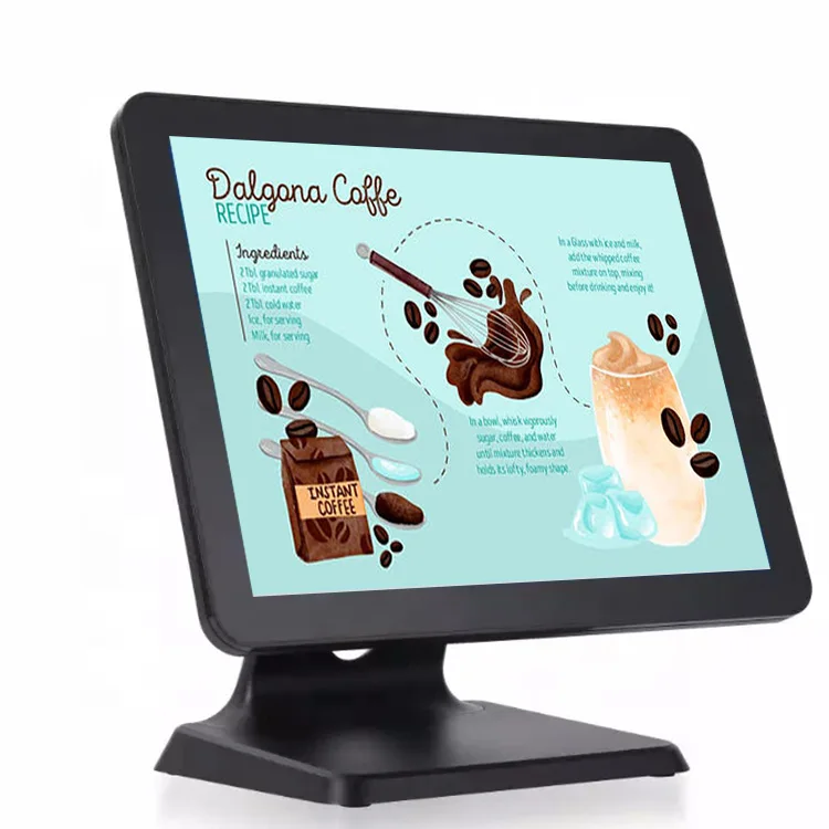 15-дюймовый кассовый аппарат для магазина розничной торговли, сенсорный экран, все-в-одном кассовый аппарат для Pos системы двойной экран кассовый POS системы